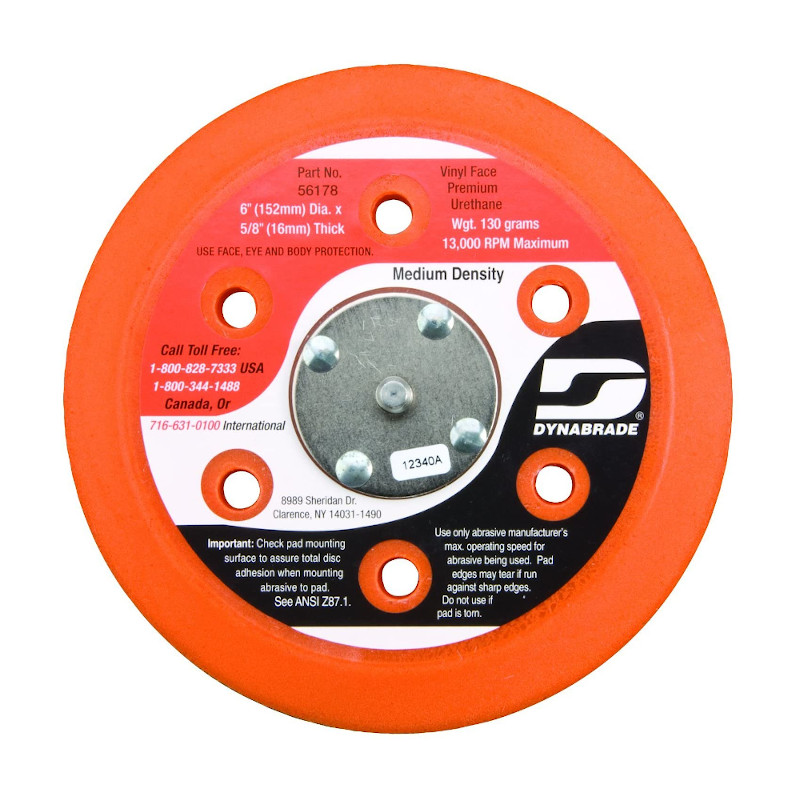 56178 Vacuüm Schijf Pad 6H 150Mm