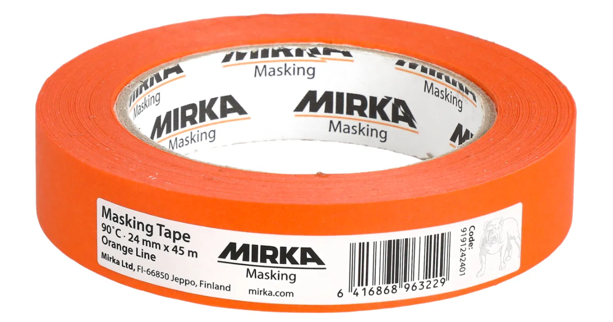 Afdektape 90°C Orange Line 24 Mm X 45 M