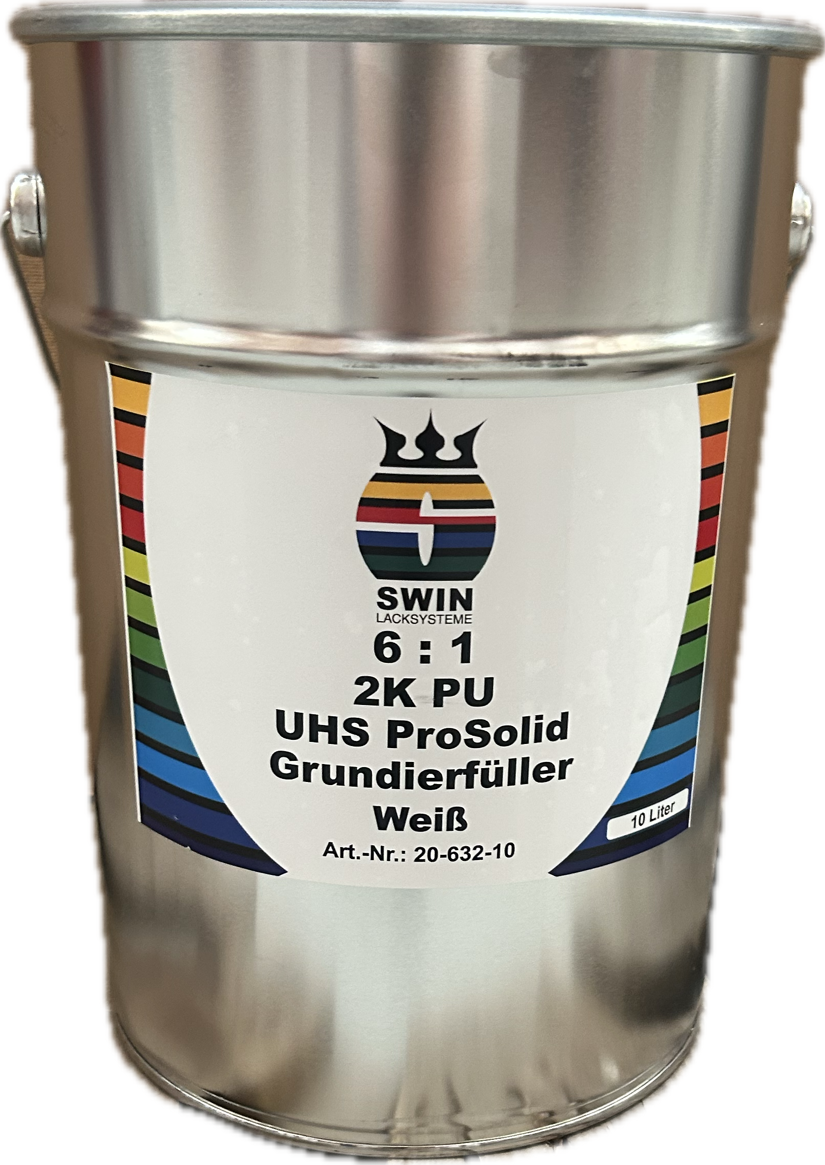 6:1 2K PU UHS ProSolid Hvid Grundfylder