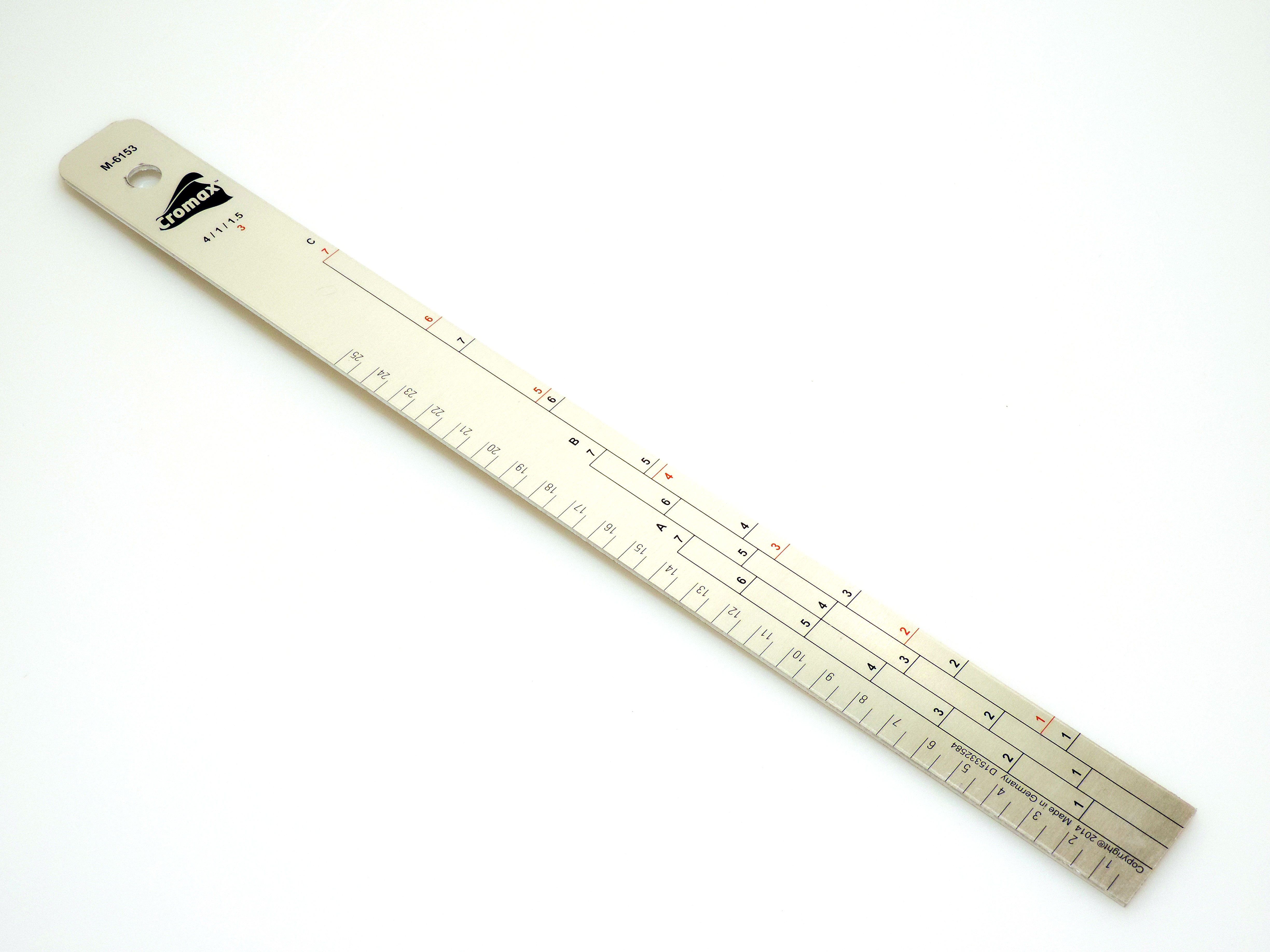 M-6153 Meetstok 4:1:0,5 (1) / 4:1:1,5 (3)